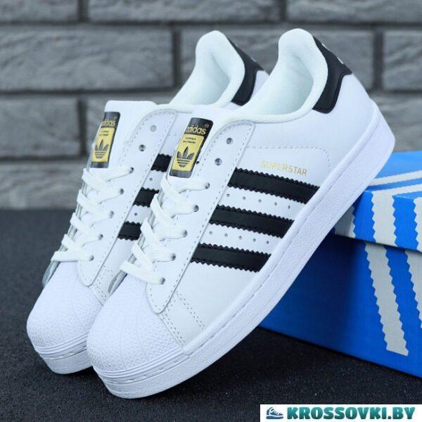 Натуральная кожа Adidas Superstar